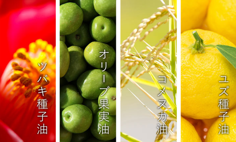 4つの植物性オイル